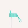 Drinkware MontiiCo Sipper Lids + Straws | Montiico Sipper Lid + Straw 1L - Lagoon