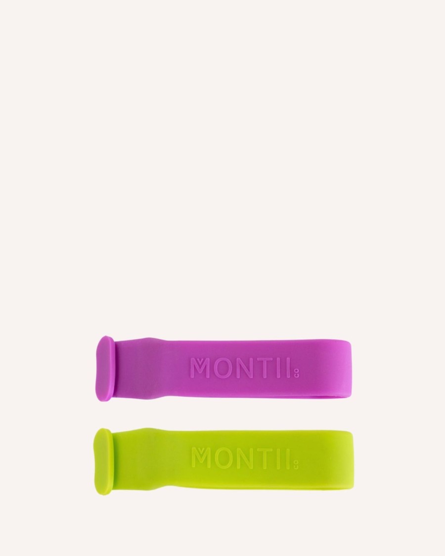 Drinkware MontiiCo Lid Straps | Montiico Mix & Match Strap Set - Fuchsia + Matcha