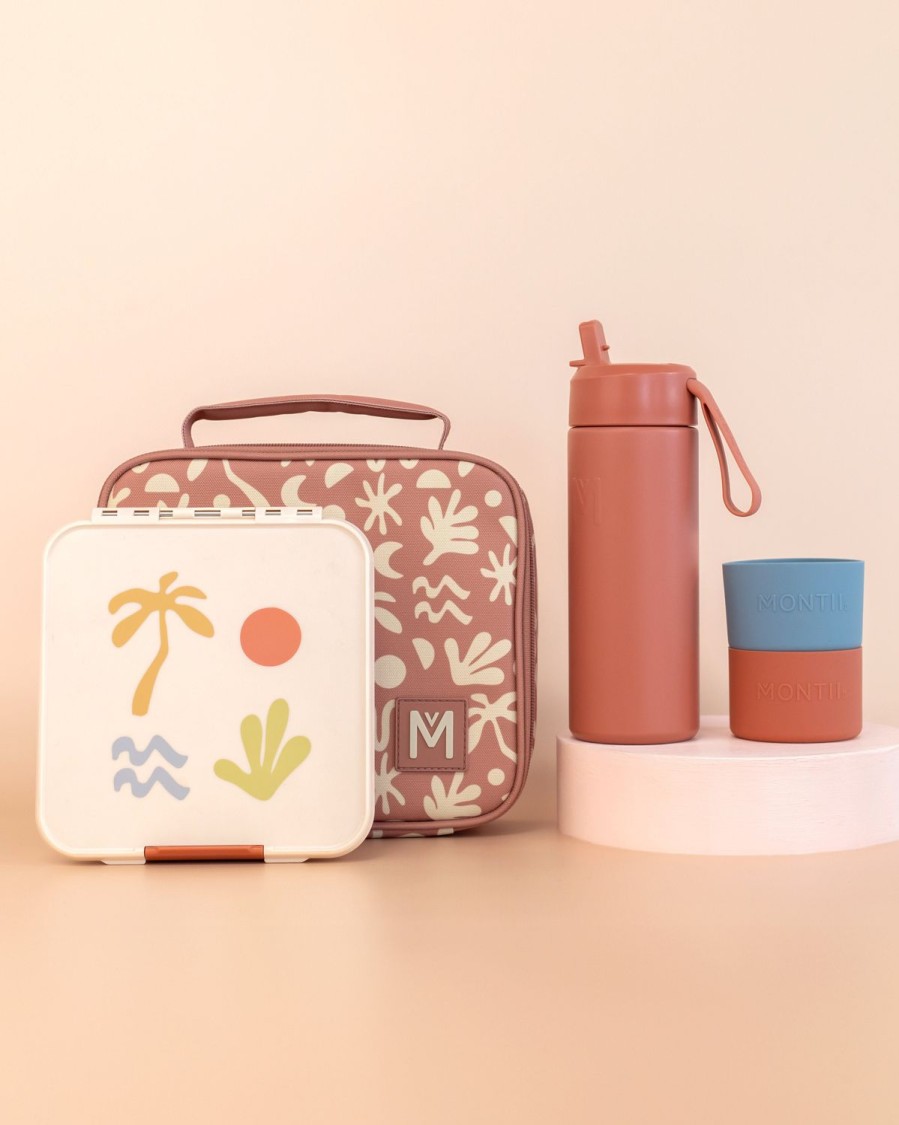 Bundles MontiiCo | Montiico Medium Lunch Bag, Box And Bottle Set - Endless Summer