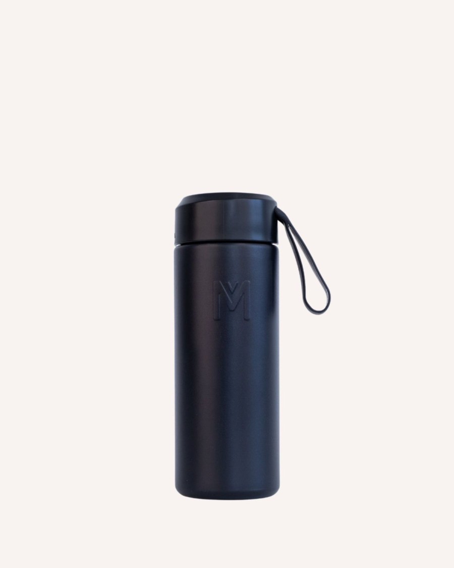 Drinkware MontiiCo Medium Drink Bottles | Montiico 475Ml Drink Bottle Flask - Midnight