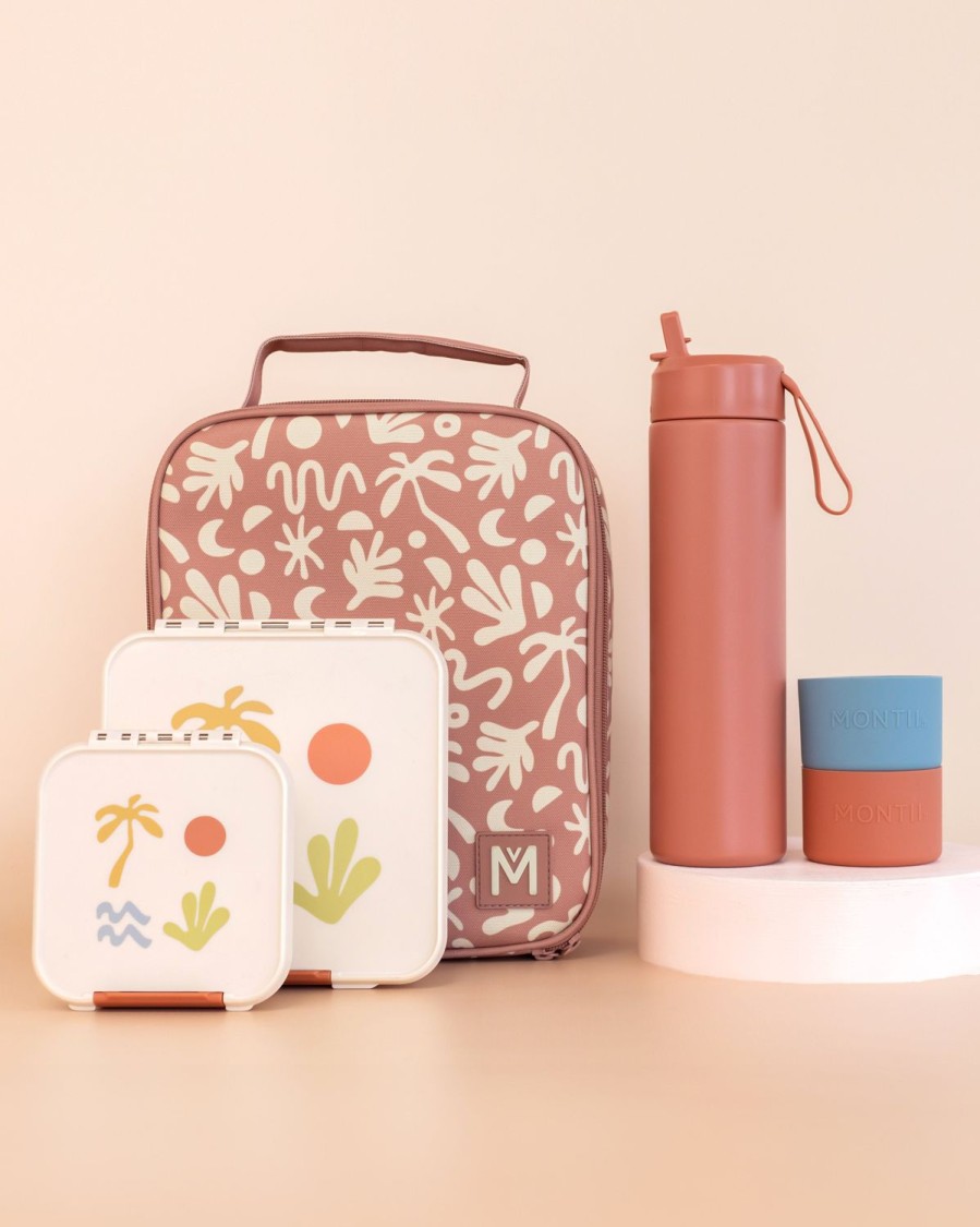 Bundles MontiiCo | Montiico Large Lunch Bag, Box And Bottle Set - Endless Summer