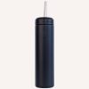 Drinkware MontiiCo Large Smoothie Cups | Montiico 700Ml Smoothie Cup & Straw - Midnight