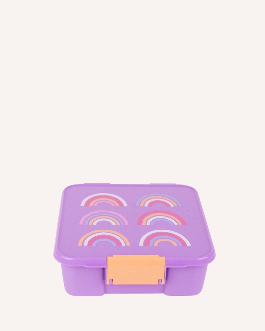 Lunch MontiiCo Medium Lunch Boxes | Montiico Bento Three Lunch Box - Rainbow Roller