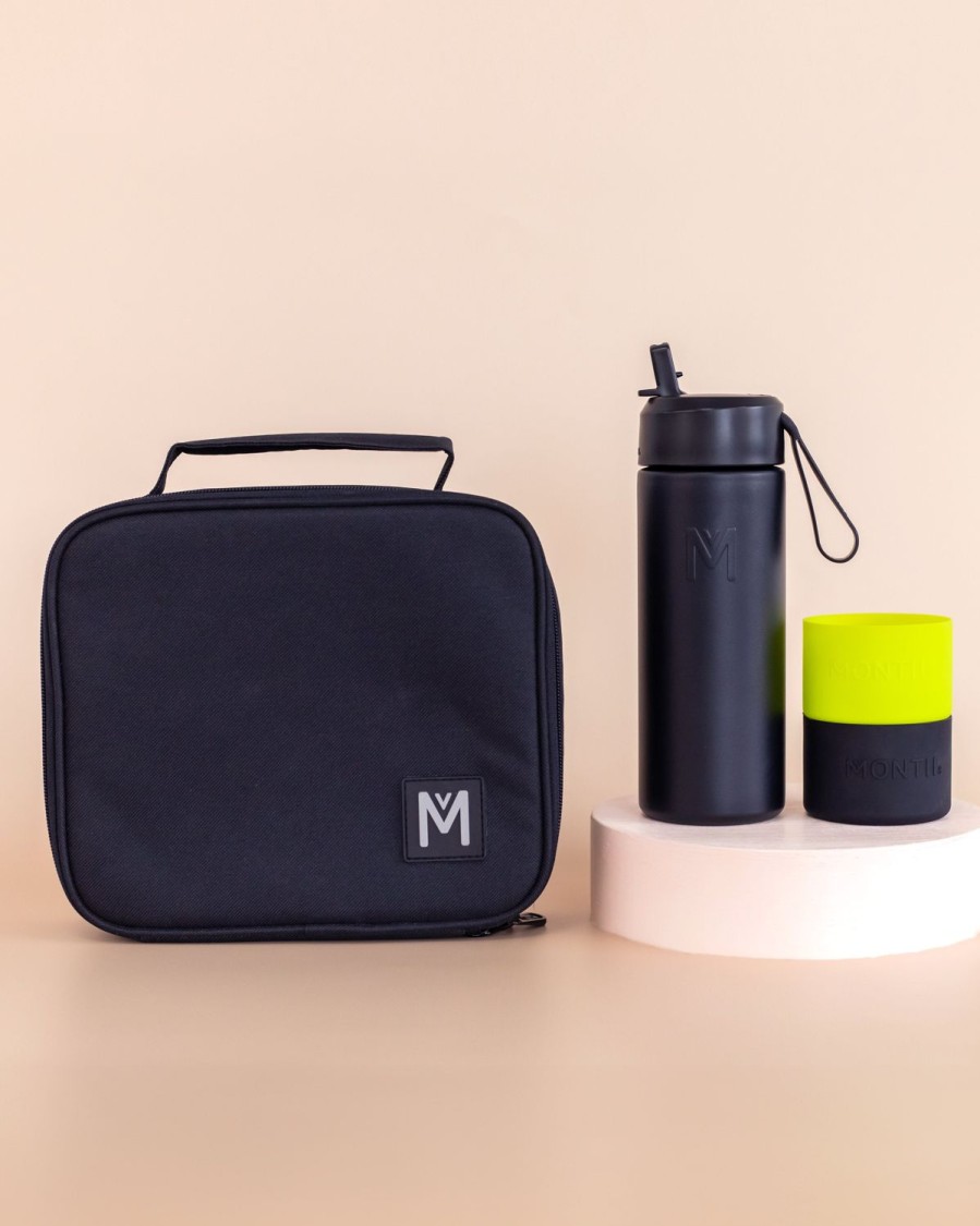 Bundles MontiiCo | Montiico Medium Lunch Bag And Bottle Set - Midnight