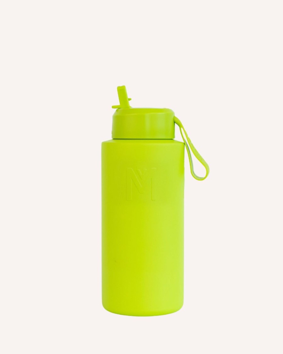 Drinkware MontiiCo Large Drink Bottles | Montiico 1L Drink Bottle Sipper - Matcha