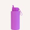 Drinkware MontiiCo Large Drink Bottles | Montiico 1L Drink Bottle Sipper - Fuchsia