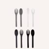 Lunch MontiiCo Food Jars | Montiico Out & About Cutlery Set - Monochrome