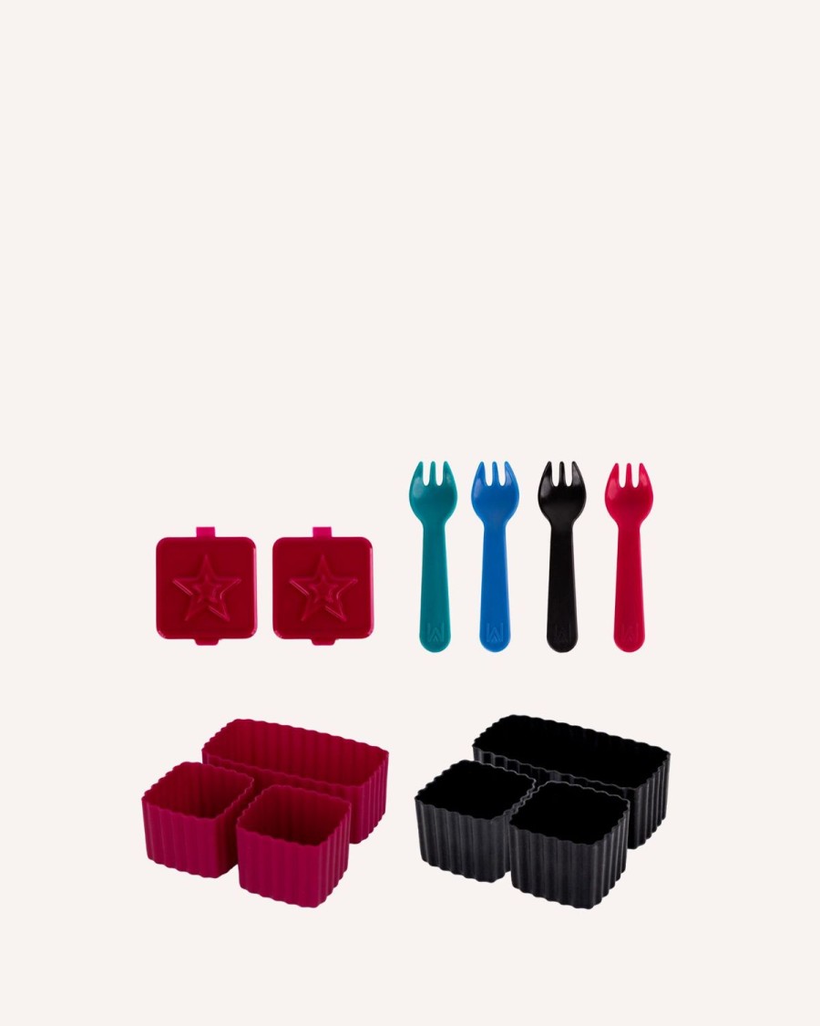 Bundles MontiiCo | Montiico Bento Accessory Set - Crimson