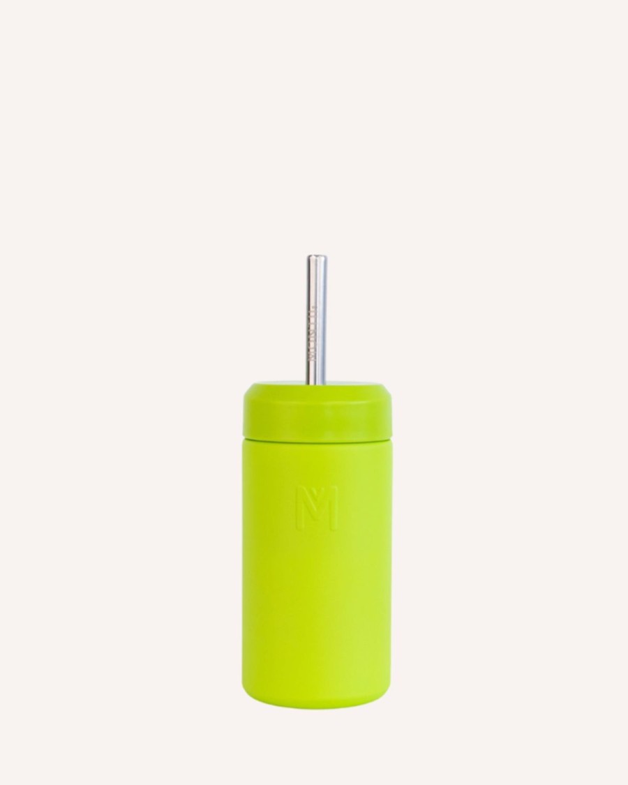 Drinkware MontiiCo Small Smoothie Cups | Montiico 350Ml Smoothie Cup & Straw - Matcha