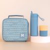 Bundles MontiiCo | Montiico Medium Lunch Bag And Bottle Set - Wave Rider