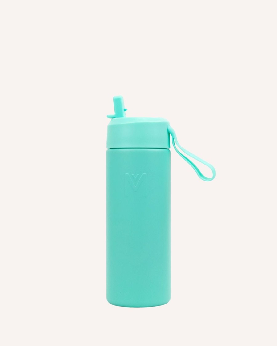 Drinkware MontiiCo Medium Drink Bottles | Montiico 475Ml Drink Bottle Sipper - Lagoon