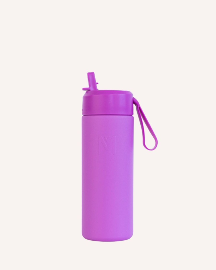 Drinkware MontiiCo Medium Drink Bottles | Montiico 475Ml Drink Bottle Sipper - Fuchsia