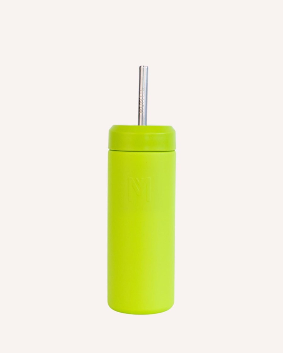 Drinkware MontiiCo Medium Smoothie Cups | Montiico 475Ml Smoothie Cup & Straw - Matcha