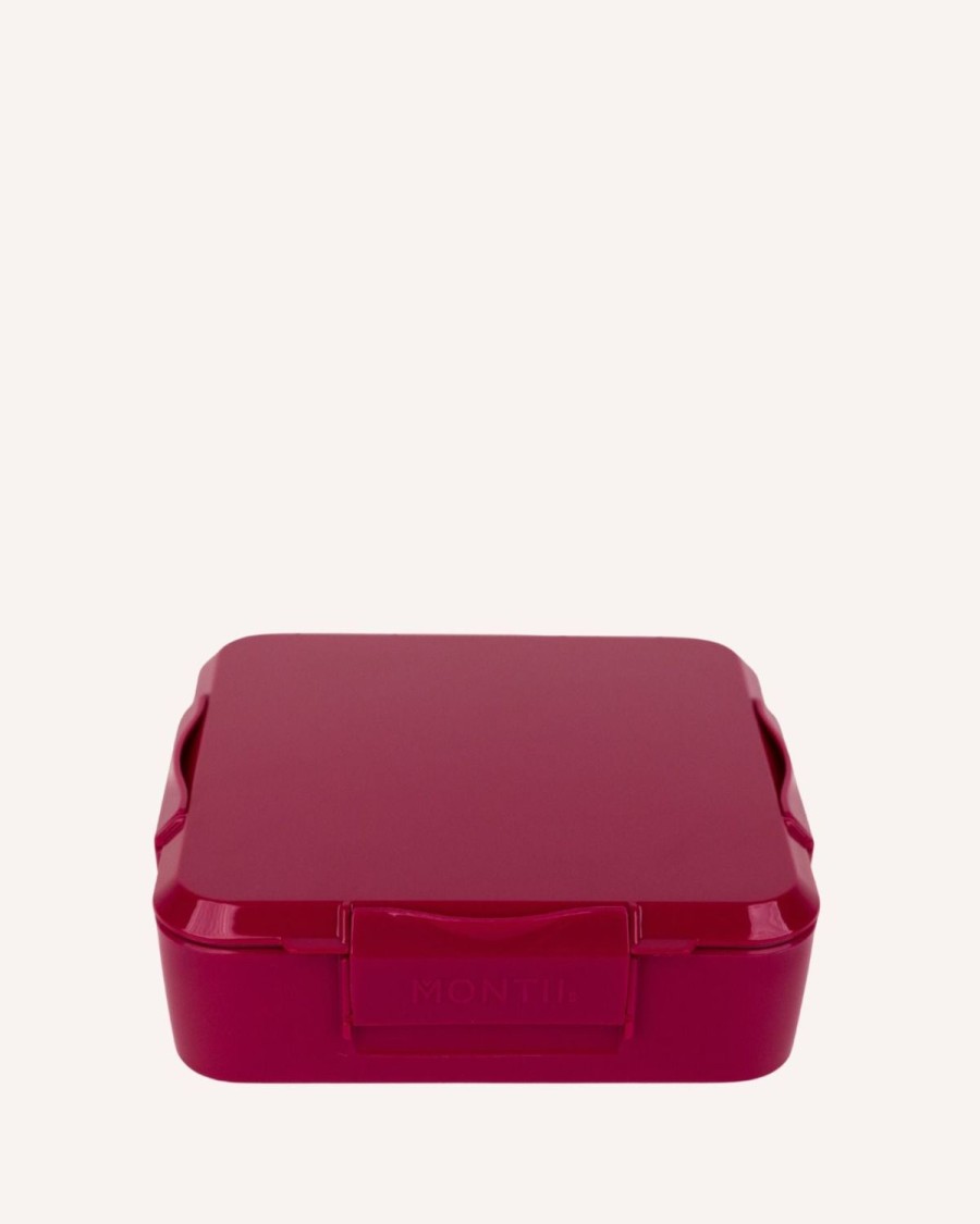 Lunch MontiiCo Large Lunch Boxes | Montiico Bento Plus Lunch Box - Crimson