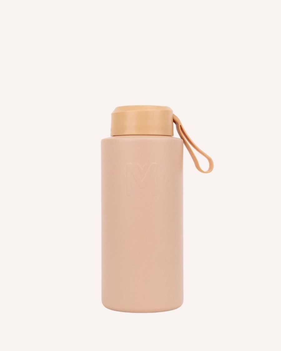 Drinkware MontiiCo Large Drink Bottles | Montiico 1L Drink Bottle Flask - Dune