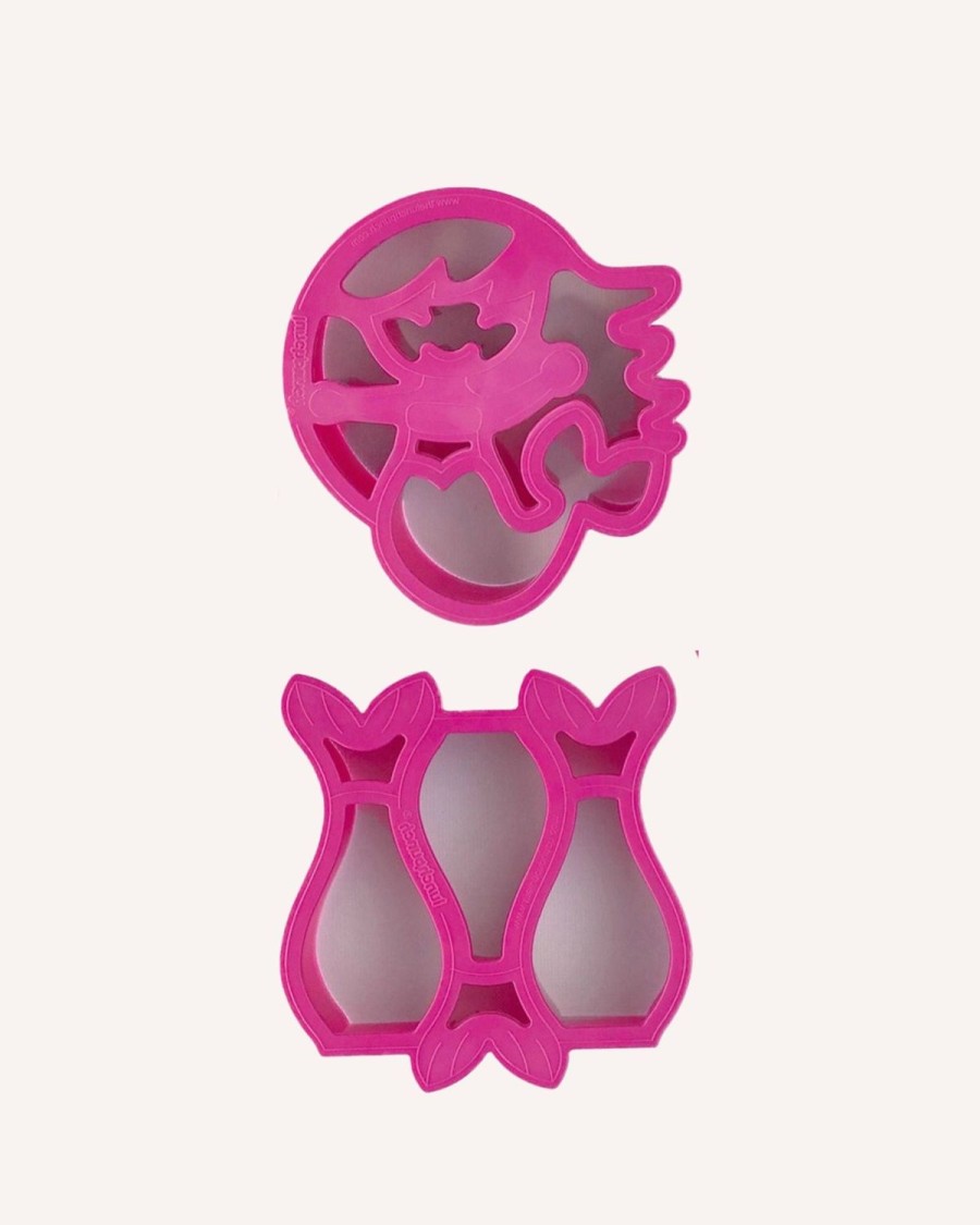 Lunch MontiiCo Sandwich Cutters | Lunch Punch Sandwich Cutters - Mermaid