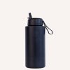 Drinkware MontiiCo Large Drink Bottles | Montiico 1L Drink Bottle Sipper - Midnight